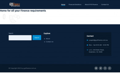 gysfinance.com.au screenshot