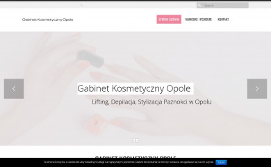 gabinetkosmetyczny.opole.pl screenshot