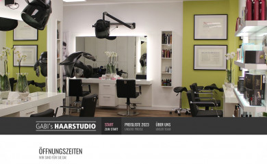 gabis-haarstudio.de screenshot