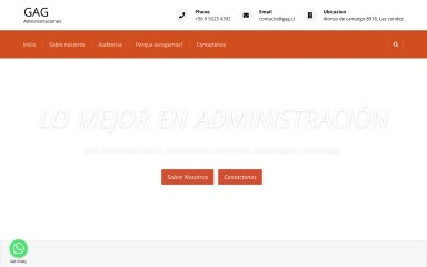 gagadministraciones.cl screenshot