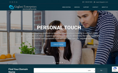 gaglani.com screenshot