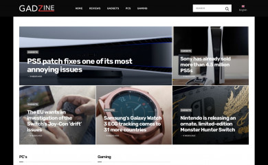 gadzine.com screenshot