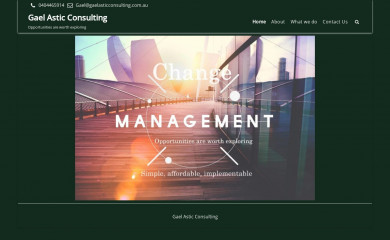 gaelasticconsulting.com.au screenshot