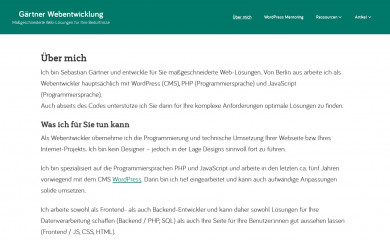 gaertner-webentwicklung.de screenshot