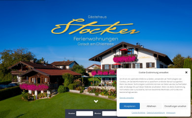gaestehaus-stocker-gstadt.de screenshot