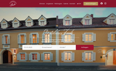 gaestehausferk.at screenshot