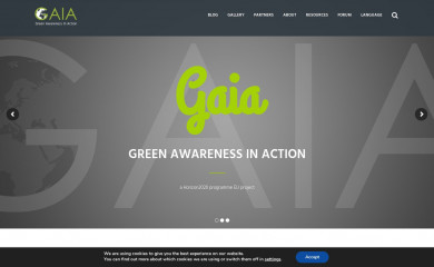 gaia-project.eu screenshot