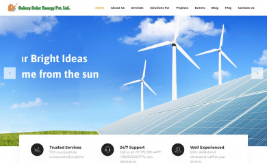 galaxysolarenergy.com screenshot