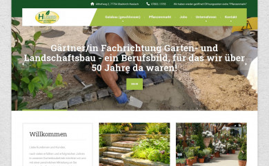 galabau-huber.de screenshot