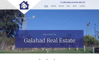 galahadre.com.au screenshot