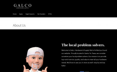 galcohardware.com screenshot