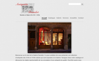 galerie-damidot.fr screenshot