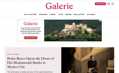galeriemagazine.com screenshot