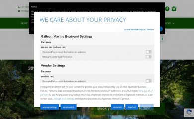 galleonmarine.co.uk screenshot