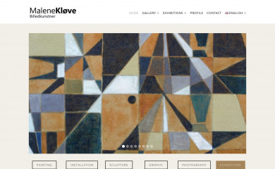 galleriklove.dk screenshot