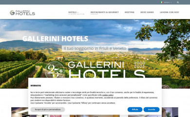 gallerinihotels.com screenshot