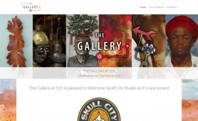galleryat105.com screenshot