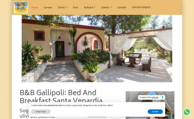 gallipolibedbreakfast.it screenshot