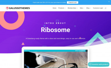 https://galussothemes.com/wordpress-themes/ribosome screenshot