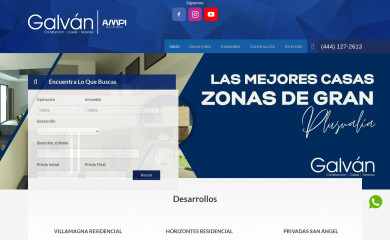 galvancasas.com screenshot