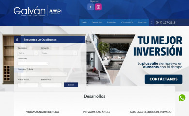 galvancasas.com screenshot