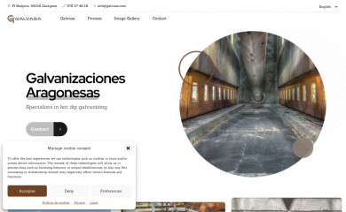 galvasa.es screenshot