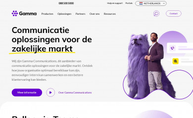 gammacommunications.nl screenshot