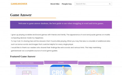 gameanswer.net screenshot