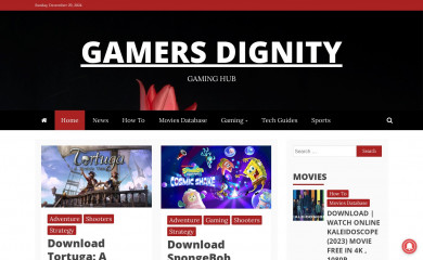 gamersdignity.com screenshot