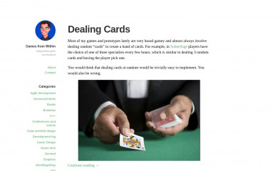 gamesfromwithin.com screenshot