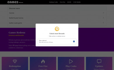 gamesredeem.com screenshot