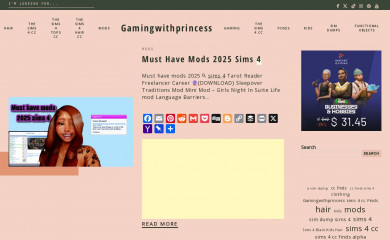 gamingwithprincess.com screenshot