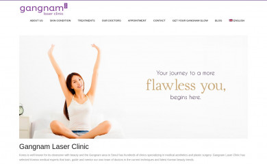 gangnamlaser.com screenshot