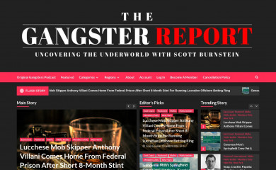 gangsterreport.com screenshot