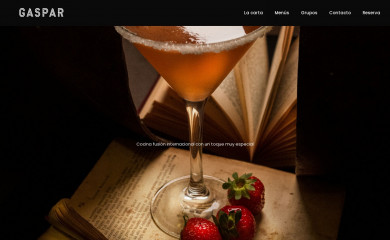 gasparrestaurant.com screenshot