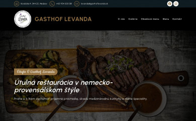 gasthoflevanda.sk screenshot