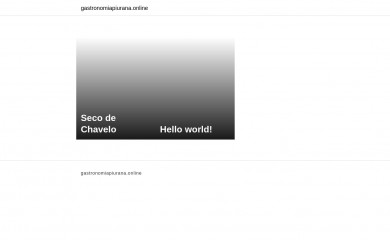 gastronomiapiurana.online screenshot