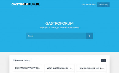 gastroforum.pl screenshot