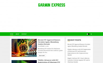 garminexpress.us screenshot