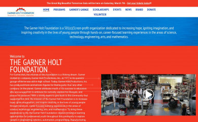 garnerholtfoundation.org screenshot