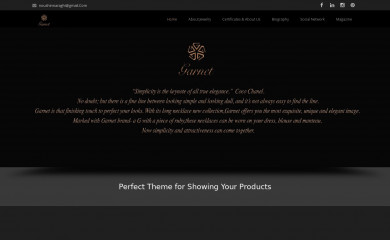 garnetgallery.com screenshot