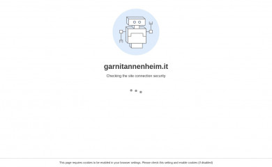 garnitannenheim.it screenshot