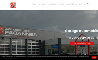 garagedespagannes.fr screenshot