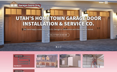 garagedoorsonly.com screenshot