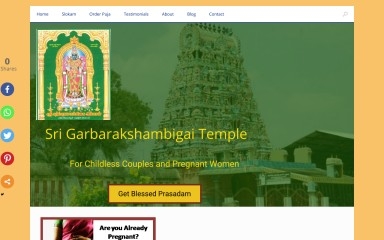 garbarakshambigai.org screenshot