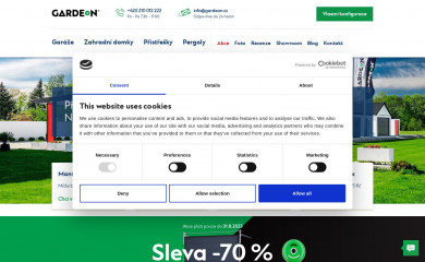 gardeon.cz screenshot