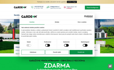 gardeon.cz screenshot