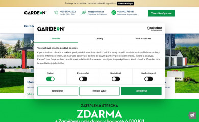 gardeon.cz screenshot