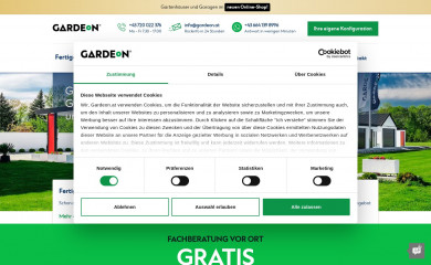 gardeon.at screenshot