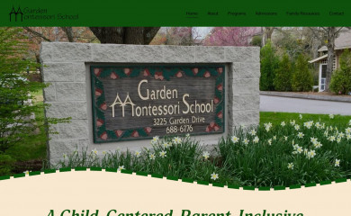 gardenmontessori.org screenshot
